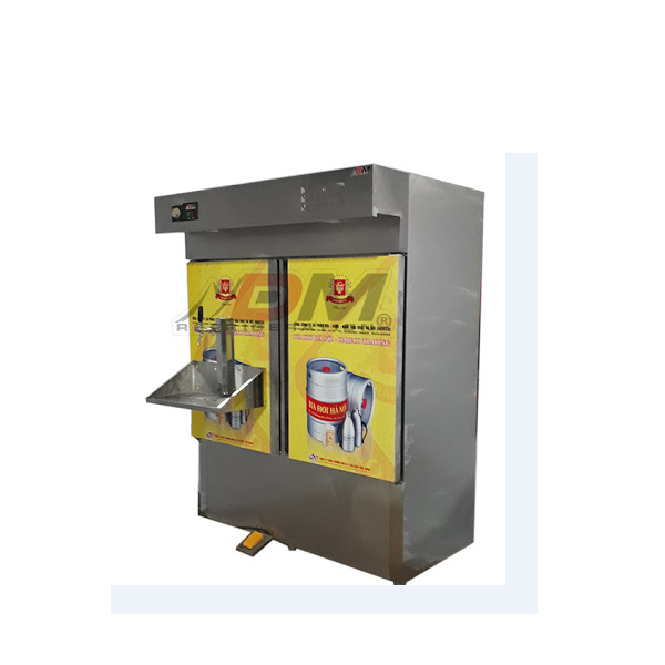 Tủ bia hơi loại khô – nước khay rót
