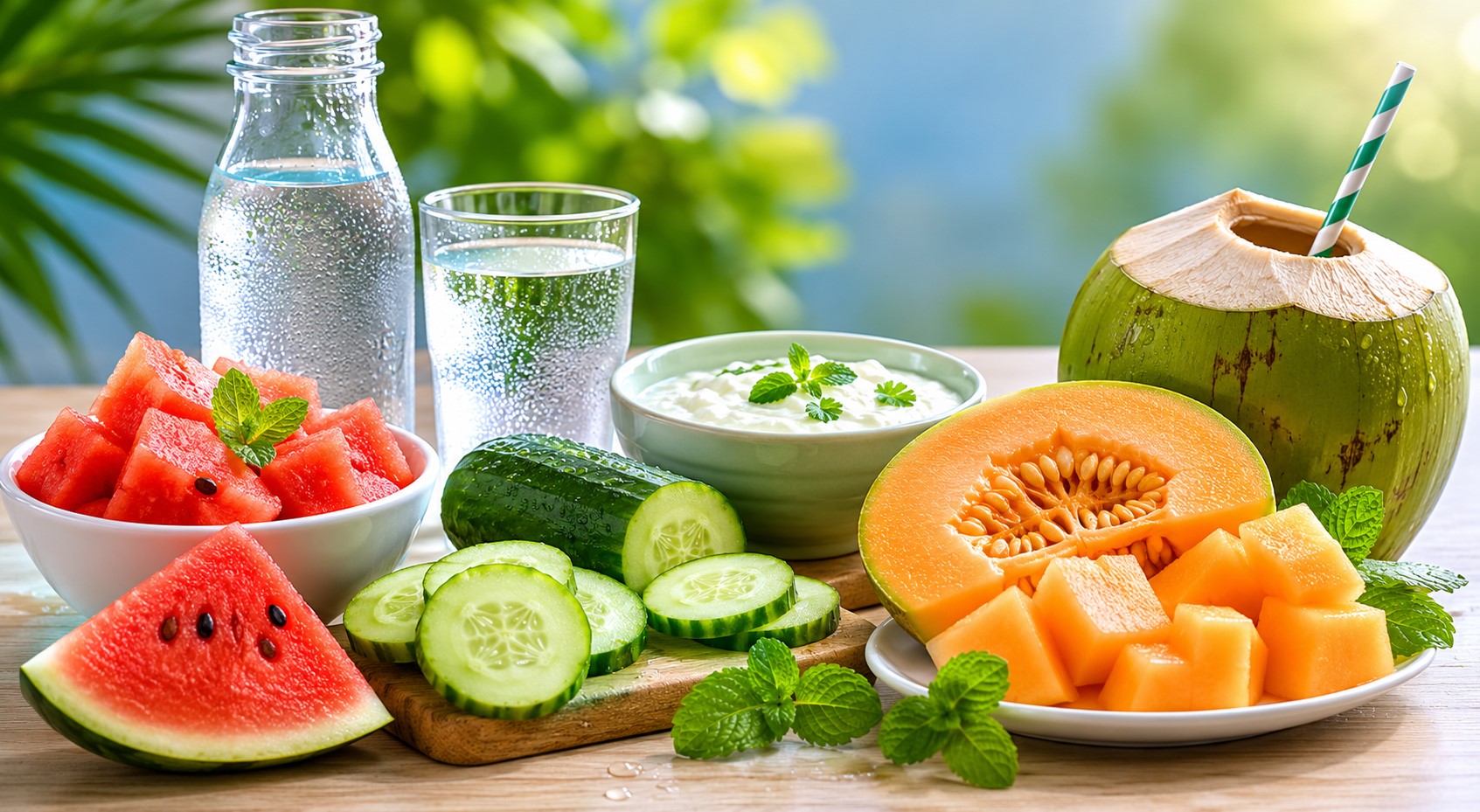 Các loại trái cây giải nhiệt, cấp nước hàng đầu trong những ngày nắng nóng đỉnh điểm.